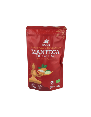 Manteca de Cacao Bio Fairtrade 125g Iswari – Natural y Pura