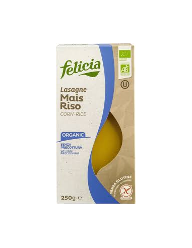 Lasaña De Maiz Y Arroz 250 gramos Bio Sg de Felicia
