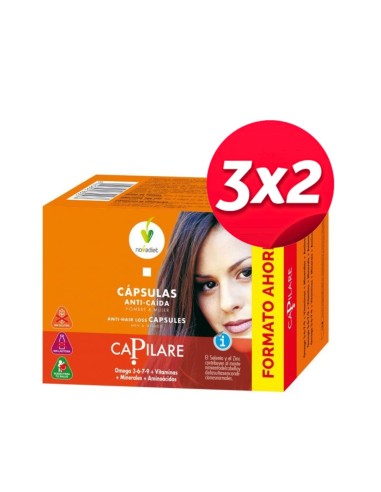 Pack 3x2 Capilare Novadiet 120 cápsulas blandas oferta