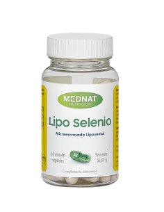 Lipo Selenio 60 Caps Vegetales Mednat  Antioxidante Natural