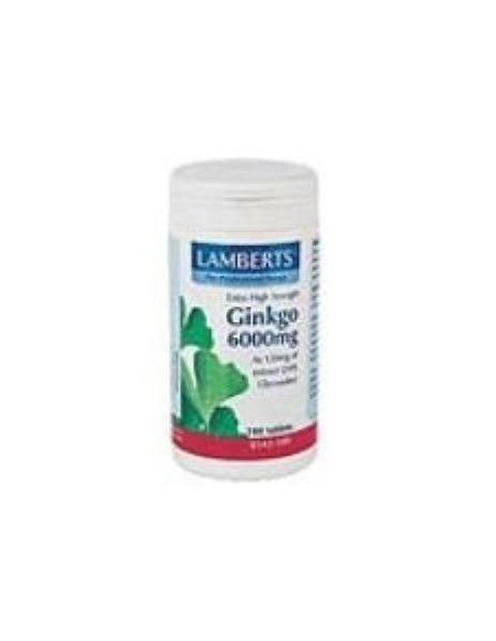 Ginkgo Biloba 6000 mg 180 Tabs de Lamberts