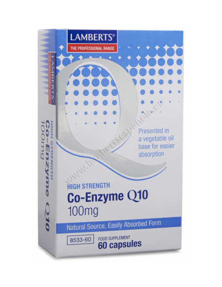 Coenzima Q10 100 mg 60 Caps de Lamberts