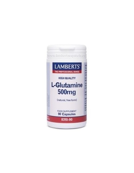 L-Glutamina 500 mg 90 Caps de Lamberts