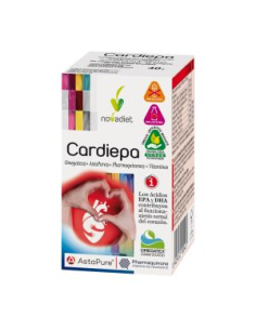 Pack 3x2 Cardiepa 60 Cápsulas Envase de 60 cápsulas blandas. de Novadiet