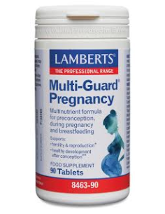 Multi-Guard® Pregnancy 90 TABS Lamber | Suplemento prenatal eficaz