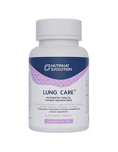 Lung Care 60 Vcaps de Nutrinat Evolution