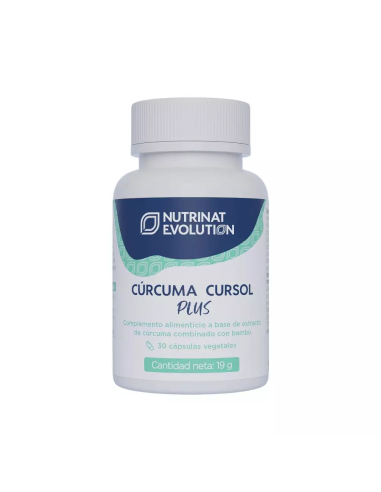 Cúrcuma Cursol Plus 30 Vcaps de Nutrinat Evolution