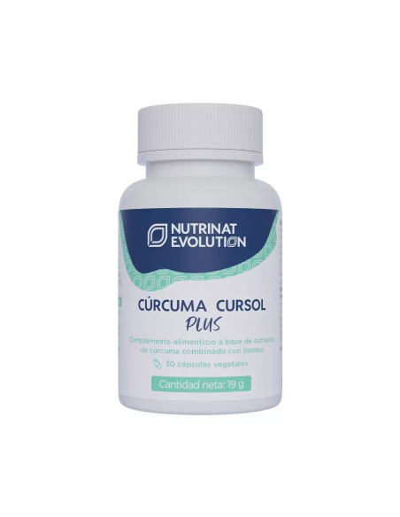 Cúrcuma Cursol Plus 30 Vcaps de Nutrinat Evolution