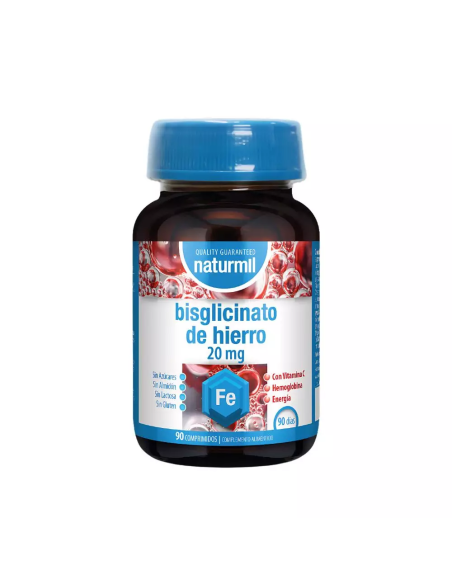 Hierro Bisglicinato 20Mg. 90Comp. de Dietmed