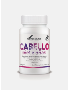 Cabello Piel y Uñas 30 Comp Soria Natural