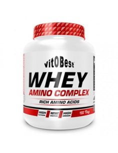 Whey Amino Fresas Nata 1 Kg Vit.O.Best | Proteína Premium