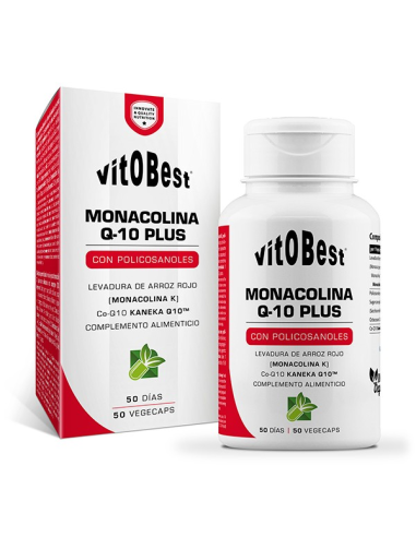 Monacolina + Q-10 Plus 50 Vegecaps | Salud Cardiovascular Vital