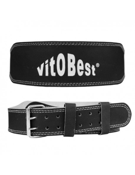 Cinturón de Cuero Negro L Vit.O.Best  Estilo y Durabilidad