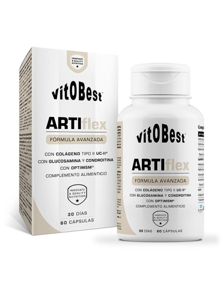 Artiflex 60 Caps Vit.O.Best  Suplemento Natural para Articulaciones