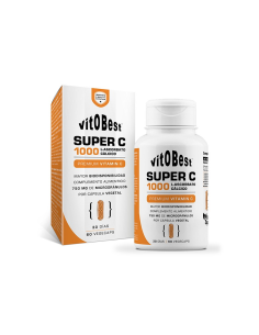 Super C 1000 60 Vegecaps de Vit.O.Best