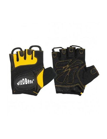 Guantes Vit.O.Best XL Negro y Amarillo  Máxima Protección