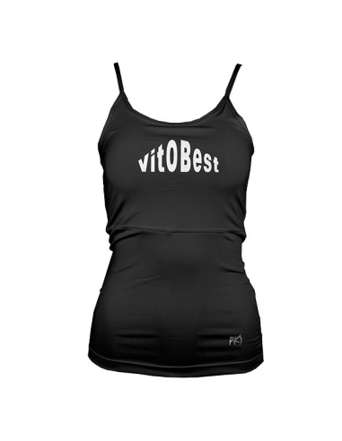 Camiseta Kaira M Negra con Forro  Vit.O.Best Calidad Top