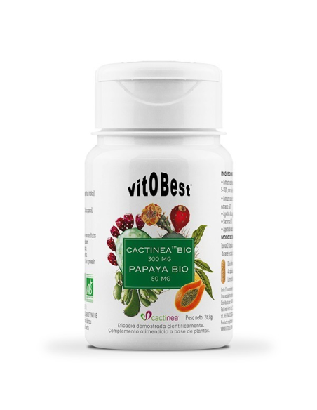 Cactinea Bio Papaya Bio 45 Vegecaps de Vit.O.Best