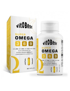 Super Omega 3-6-9 Vit.O.Best  90 Perlas para tu Salud