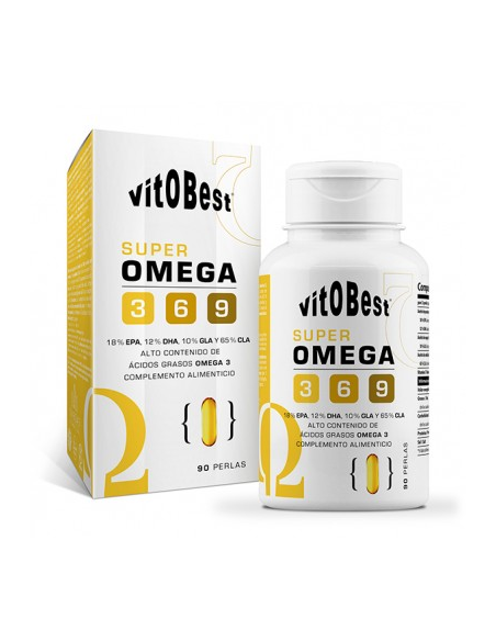 Super Omega 3-6-9 Vit.O.Best  90 Perlas para tu Salud