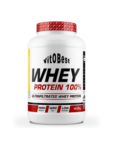Whey Protein 100% Café 2 kg Vit.O.Best  Energía y Nutrición