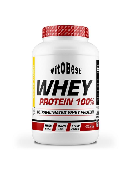 Whey Protein 100% Café 2 kg Vit.O.Best  Energía y Nutrición
