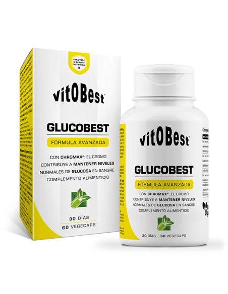 Glucobest 60 Vegecaps Vit.O.Best  Control Natural de Glucosa