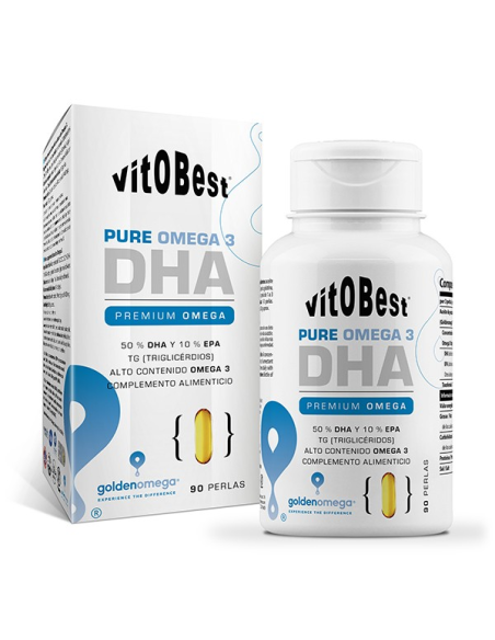 Pure Omega 3 DHA 90 Perlas | Salud Cardiovascular y Cerebral