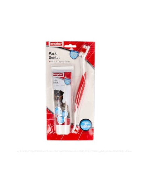 Beaphar Pack Dental Pasta + Cepillo Dental Vet de Beaphar Vet