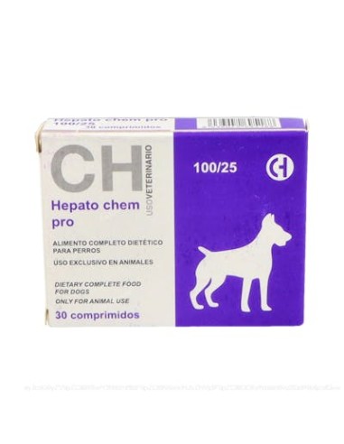 Hepato Chem Pro 100/25 30 Comp Chemical Iberica Vet de Chemical Iberica Vet