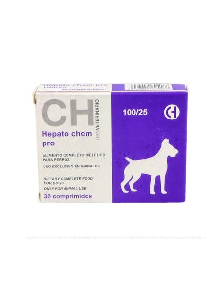 Hepato Chem Pro 100/25 30 Comp Chemical Iberica Vet de Chemical Iberica Vet