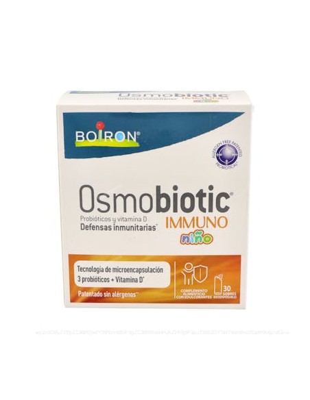 Osmobiotic Immuno Niños Sabor Frambuesa 30Sbrs. de Boiron