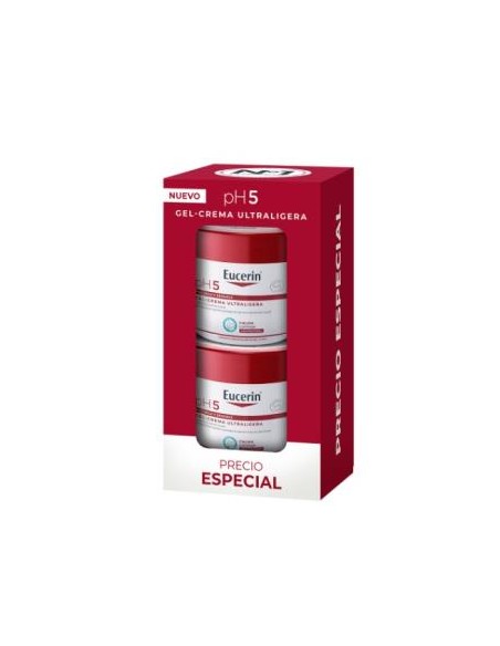 Eucerin Pack Crema Ultraligera Ph5 Duplo 2X350Ml de Eucerin