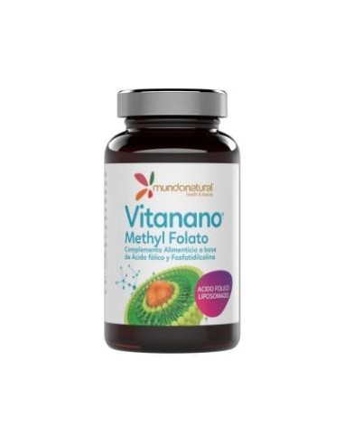 Vitanano Methy Folato Liposomado 30Cap. de Mundonatural