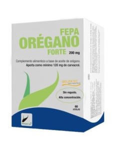 Fepa Oregano Forte 200Mg 60Perlas. de Fepadiet