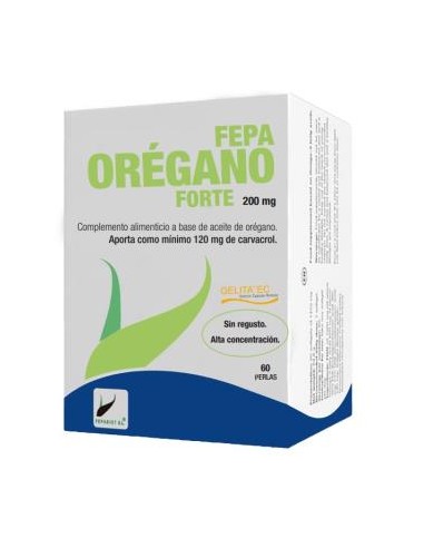 Fepa Oregano Forte 200Mg 60Perlas. de Fepadiet