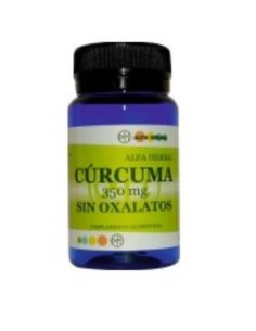 Curcuma 350 Sin Oxalatos 30Cap. de Alfa Herbal