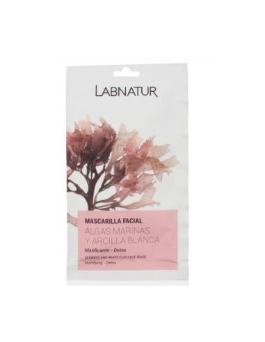 Mascarilla Facial Algas Marinas-Arcilla 24Udsx15Ml. de Labnatur Bio