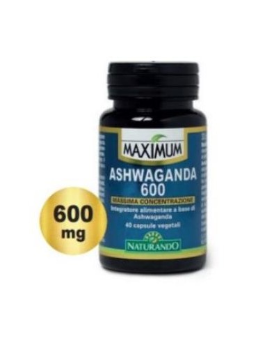 Maximum Ashwagandha 600 40Comp. de Naturando