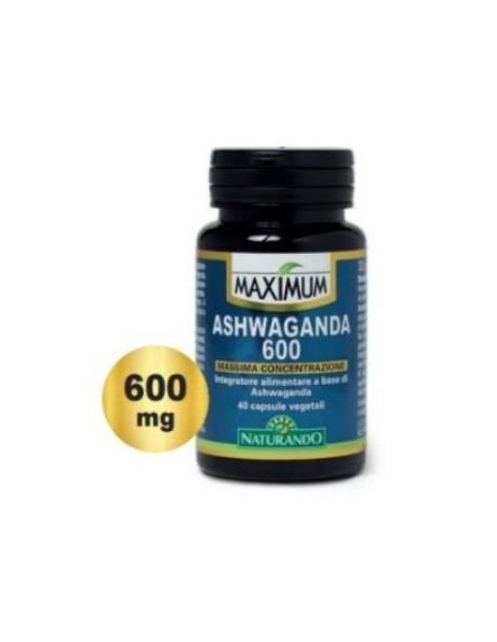 Maximum Ashwagandha 600 40Comp. de Naturando
