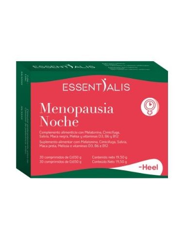 Essentialis Menopausia Noche 30 Comp. de Heel