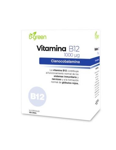 Vitamina B12 30 Cap. de B.Green (Lab. Lebudit)