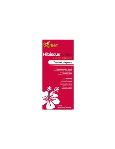 Hibiscus Detox 500Ml. de B.Green (Lab. Lebudit)
