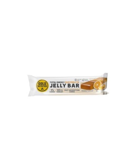 Jelly Bar Electrolyte Naranja 15Ud de Gold Nutrition