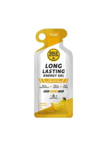 Long Lasting Gel Platano 16Ud. de Gold Nutrition