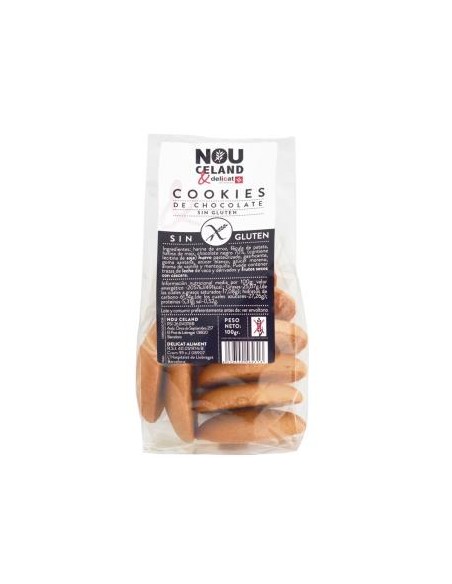 Coockies Chocolate Negro 100Gr. S/G de Nouceland