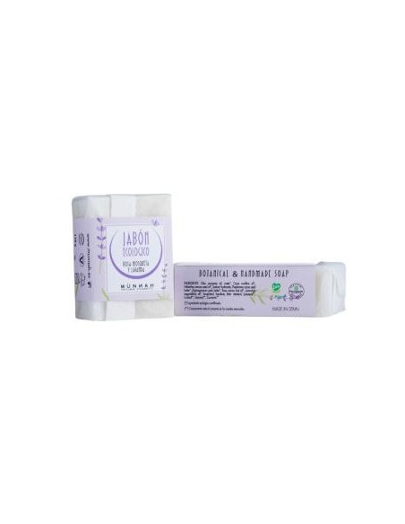 Jabon Rosa Mosqueta Y Lavanda 110 G de Munnah