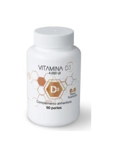 Vitamina D3 4000 Ui 60 Perlas de N&N Nova Nutricion