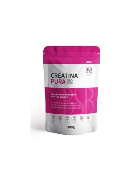 Creatina Pura 200 Mesh 300 Gr de Bsb Labs