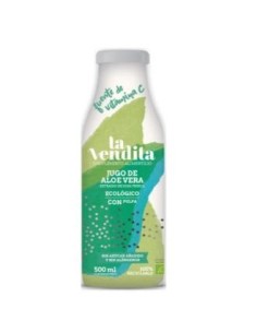 Jugo De Aloe Vera 100% Con Pulpa 500Ml Eco de La Vendita